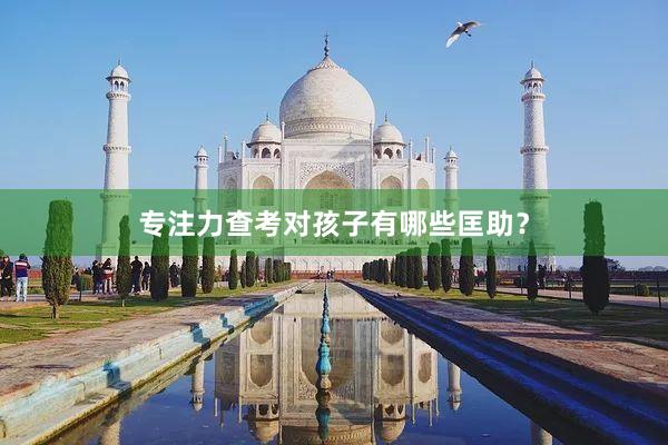 专注力查考对孩子有哪些匡助？