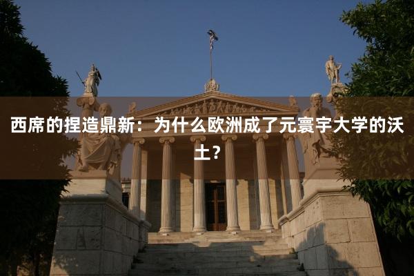 西席的捏造鼎新：为什么欧洲成了元寰宇大学的沃土？